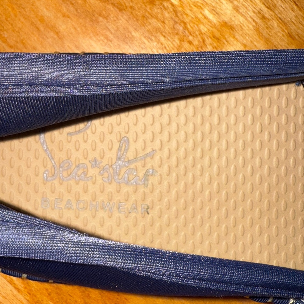 Navy Espadrilles with Vibrant Lettering - Picture 4 of 5